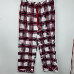 Pajamagram pants fleece plaid XL